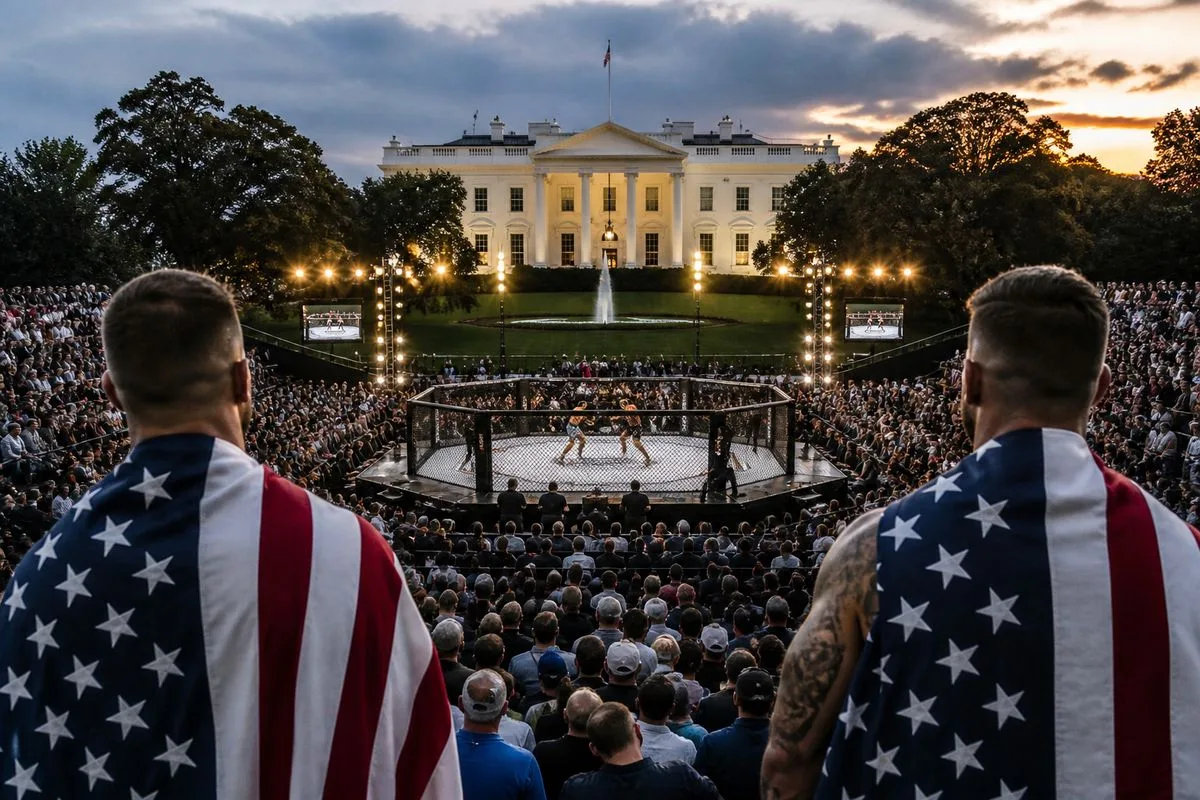 UFC Freedom 250 at the White House, spectacle vs sport in 2026
