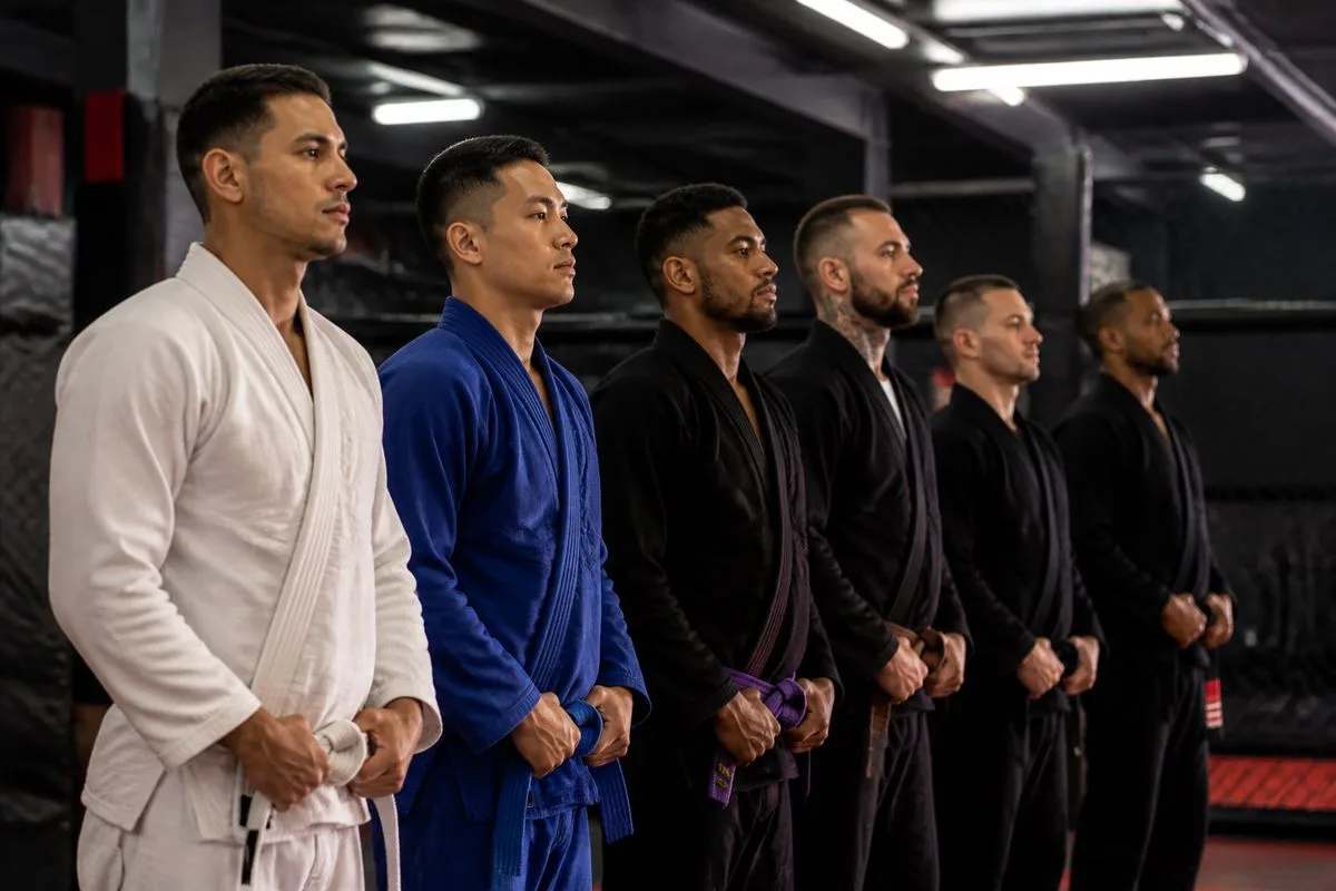 A hierarquia dos cinturões nas artes marciais mistas, o que significa em 2026 e por que razão os ginásios estão a padronizar os percursos