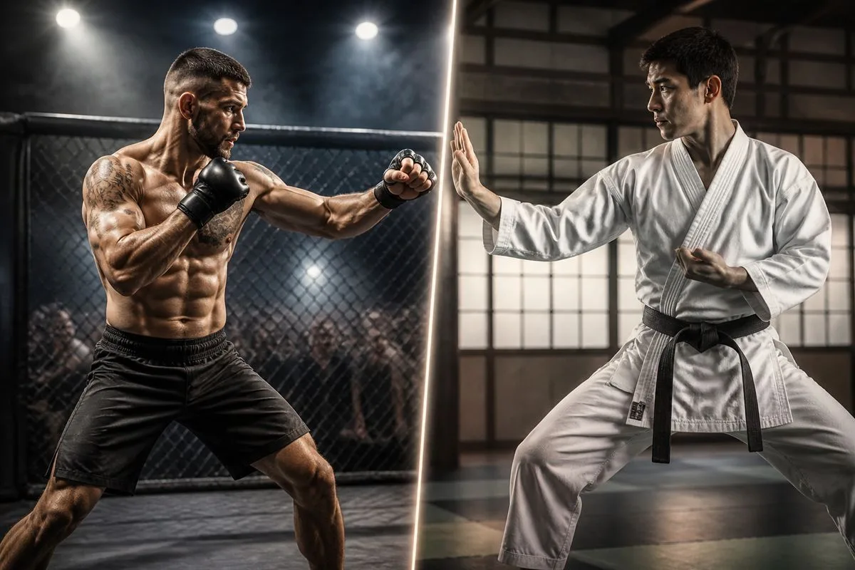 O que são as artes marciais mistas? MMA vs. artes marciais tradicionais em 2026