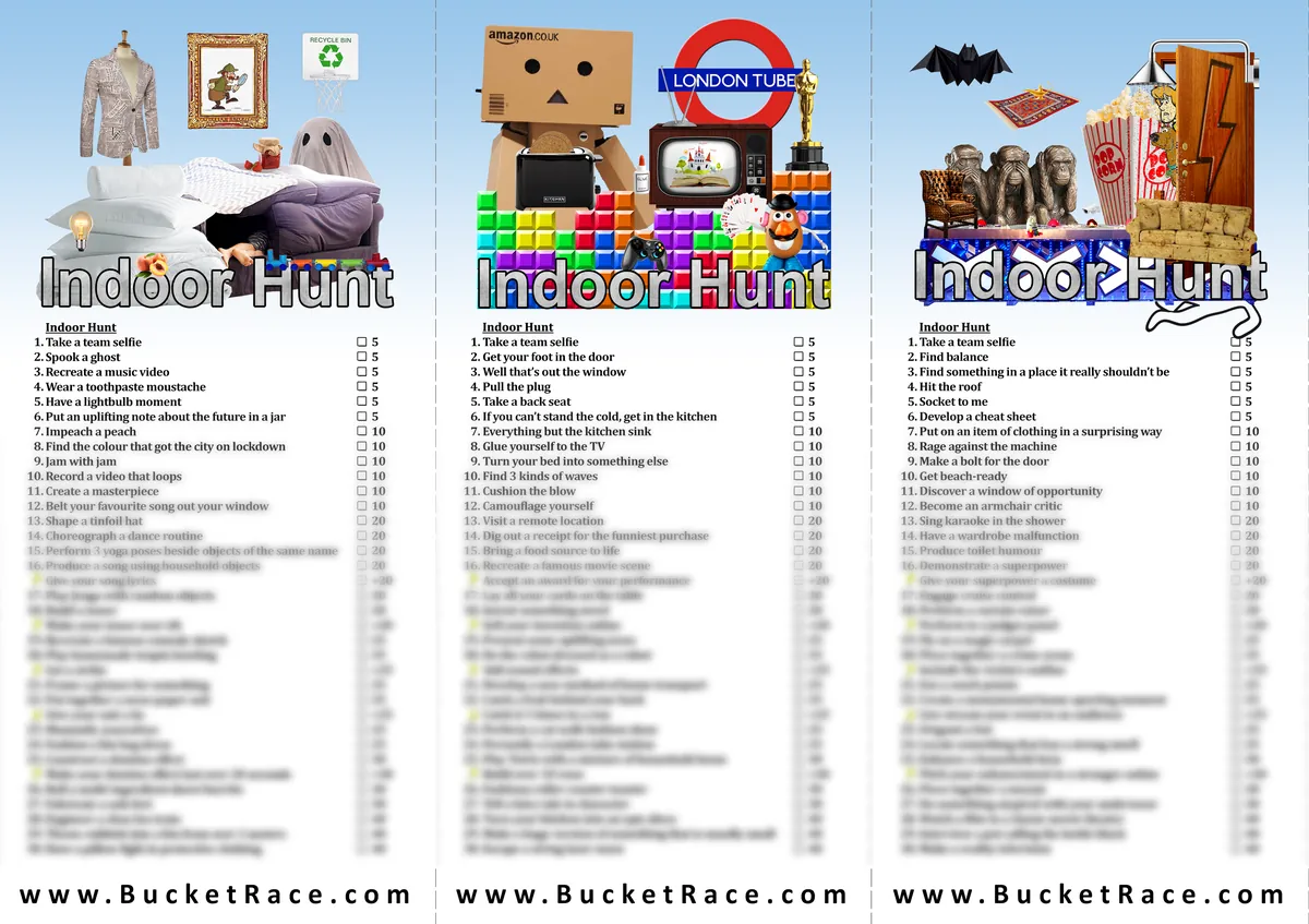 Printable Indoor Scavenger Hunt Riddles for Adults: A Clever and Fun Game for Home Entertainment