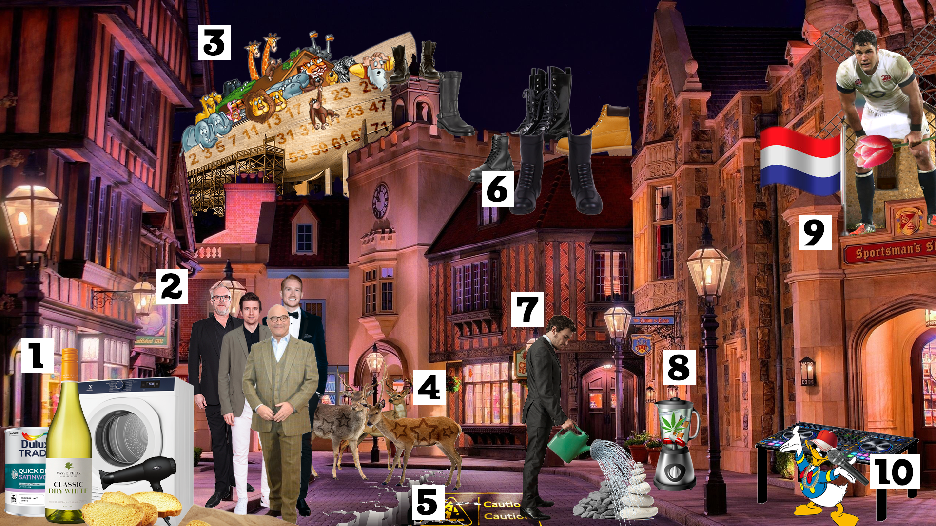Printable High Street Brands Dingbats Quiz
