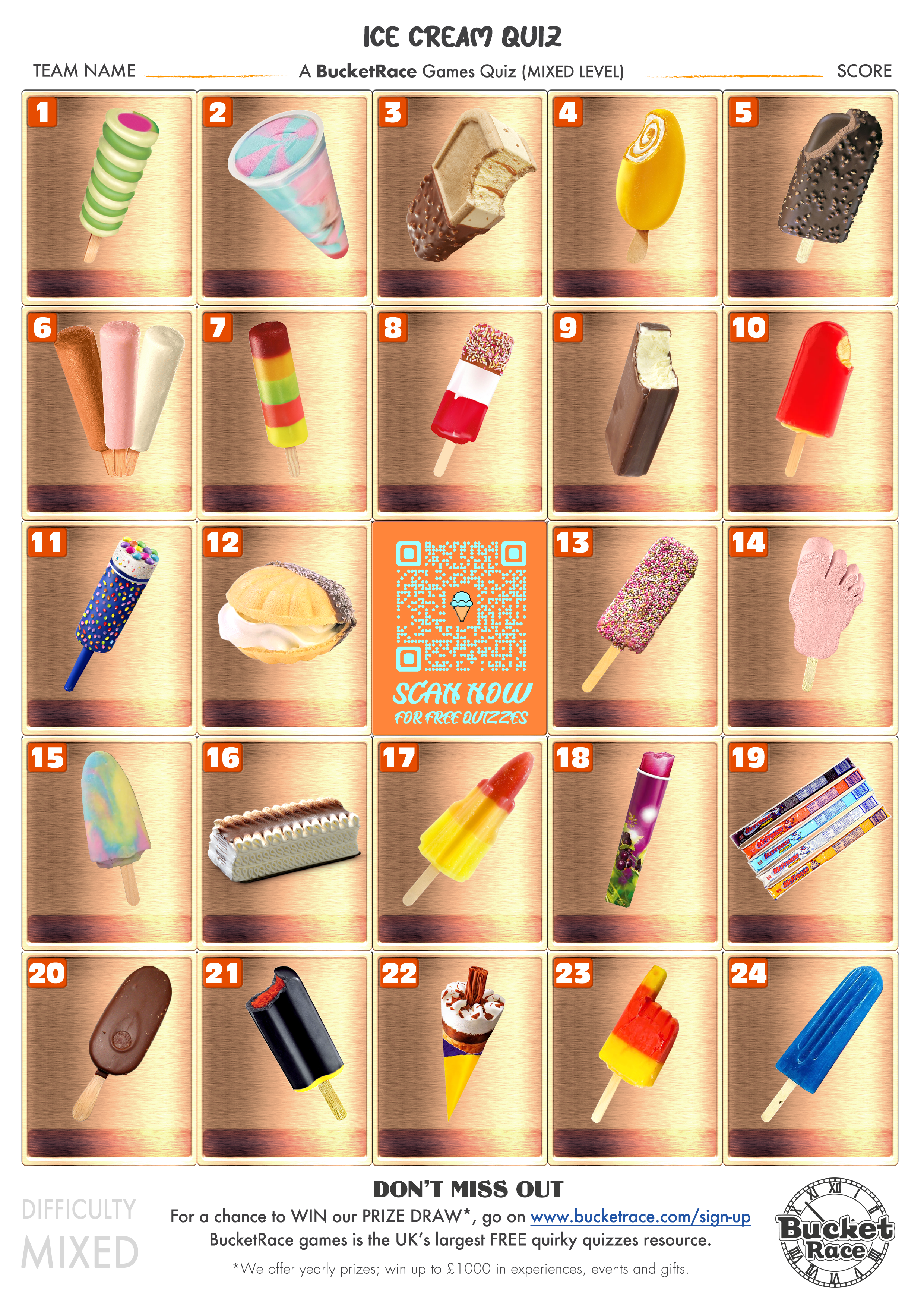 Easy Level Sweet Quiz