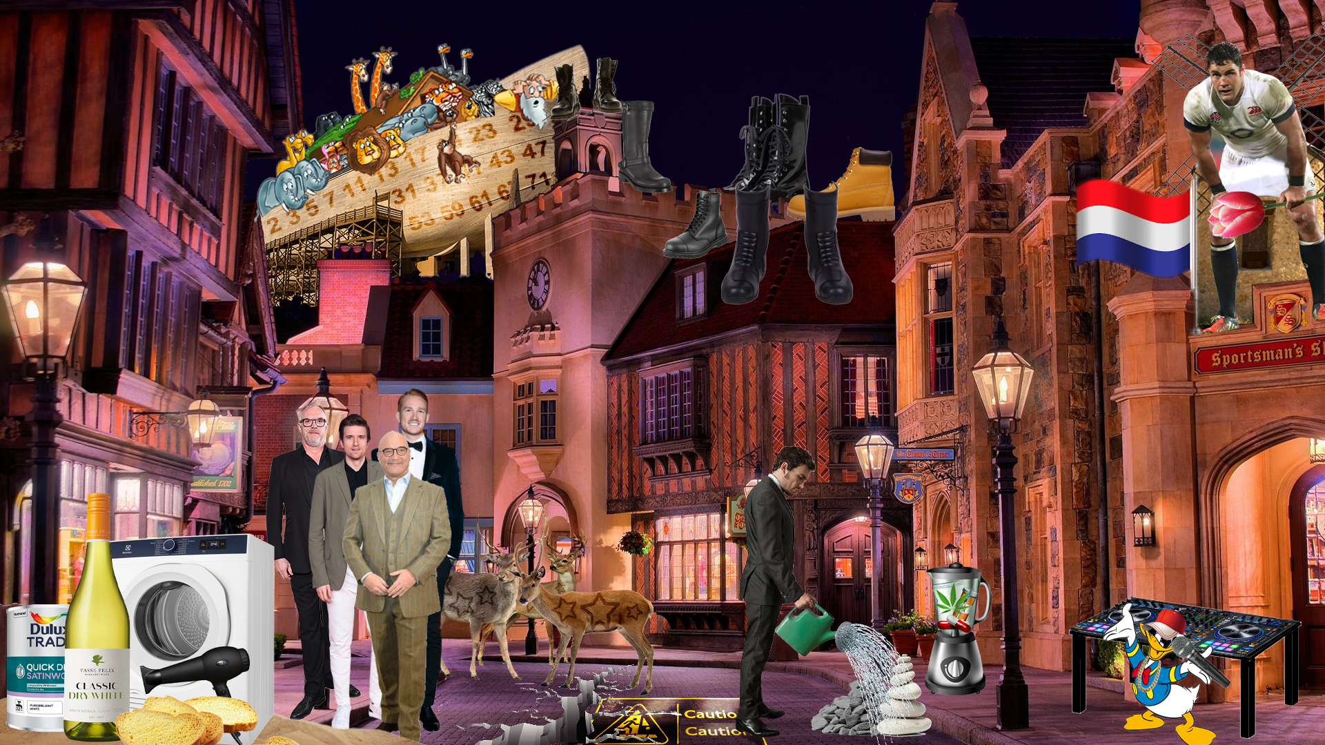 Printable High Street Brands Dingbats Quiz
