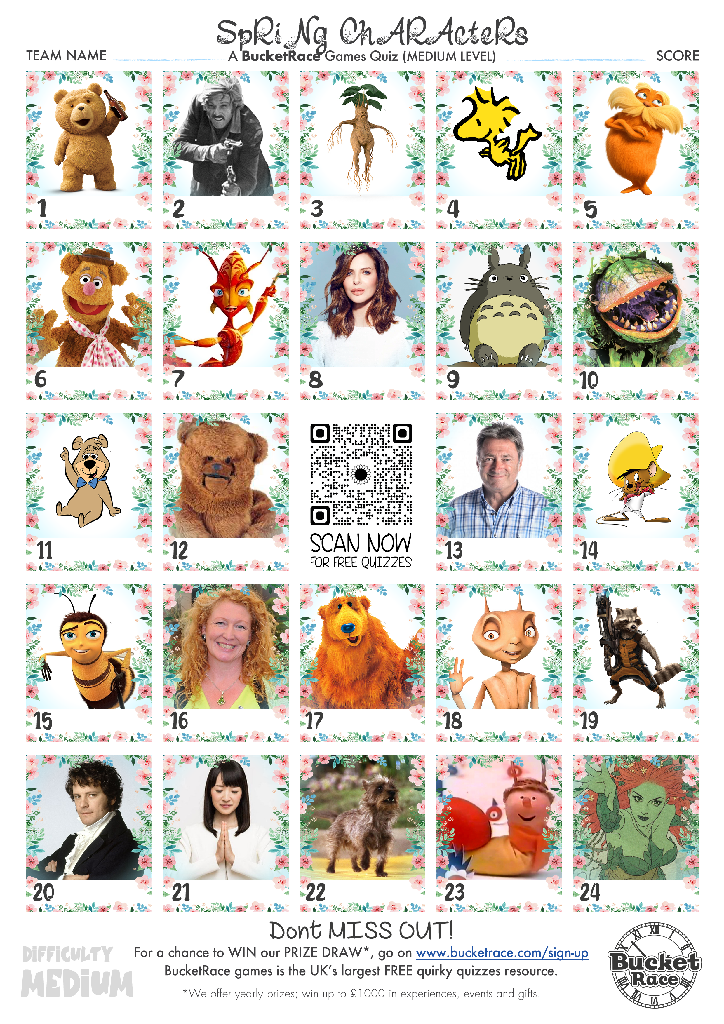 Mixed Easter Picture Quiz