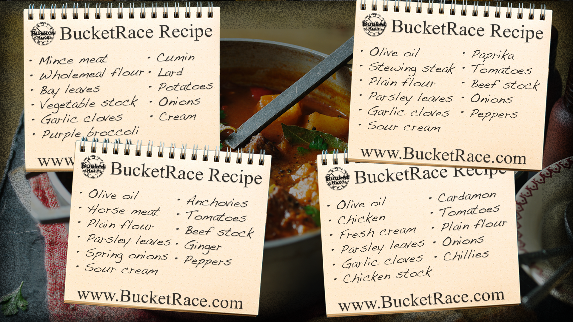 Fake European Recipe Quiz