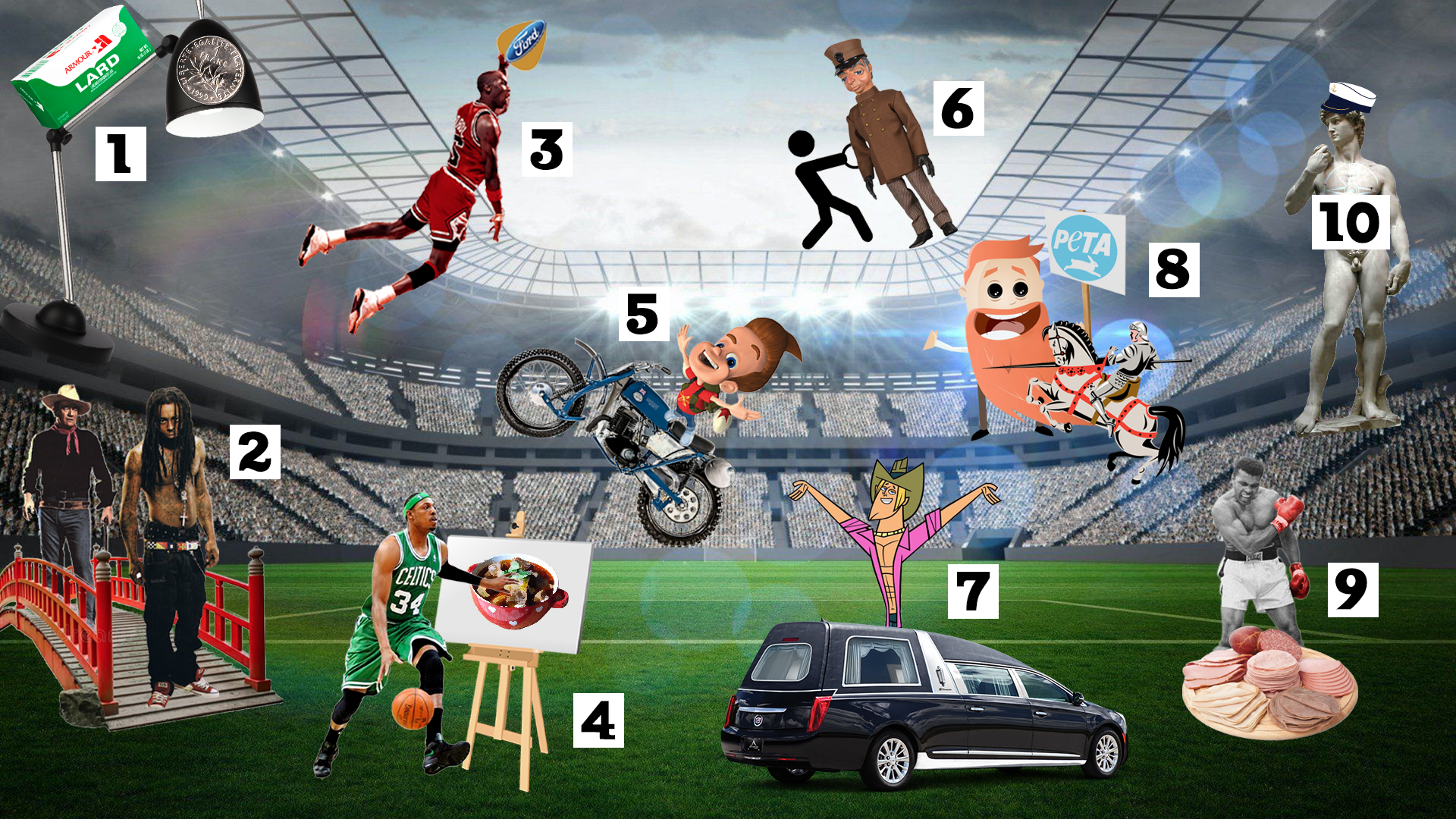 Footballer Dingbats Quiz Questions