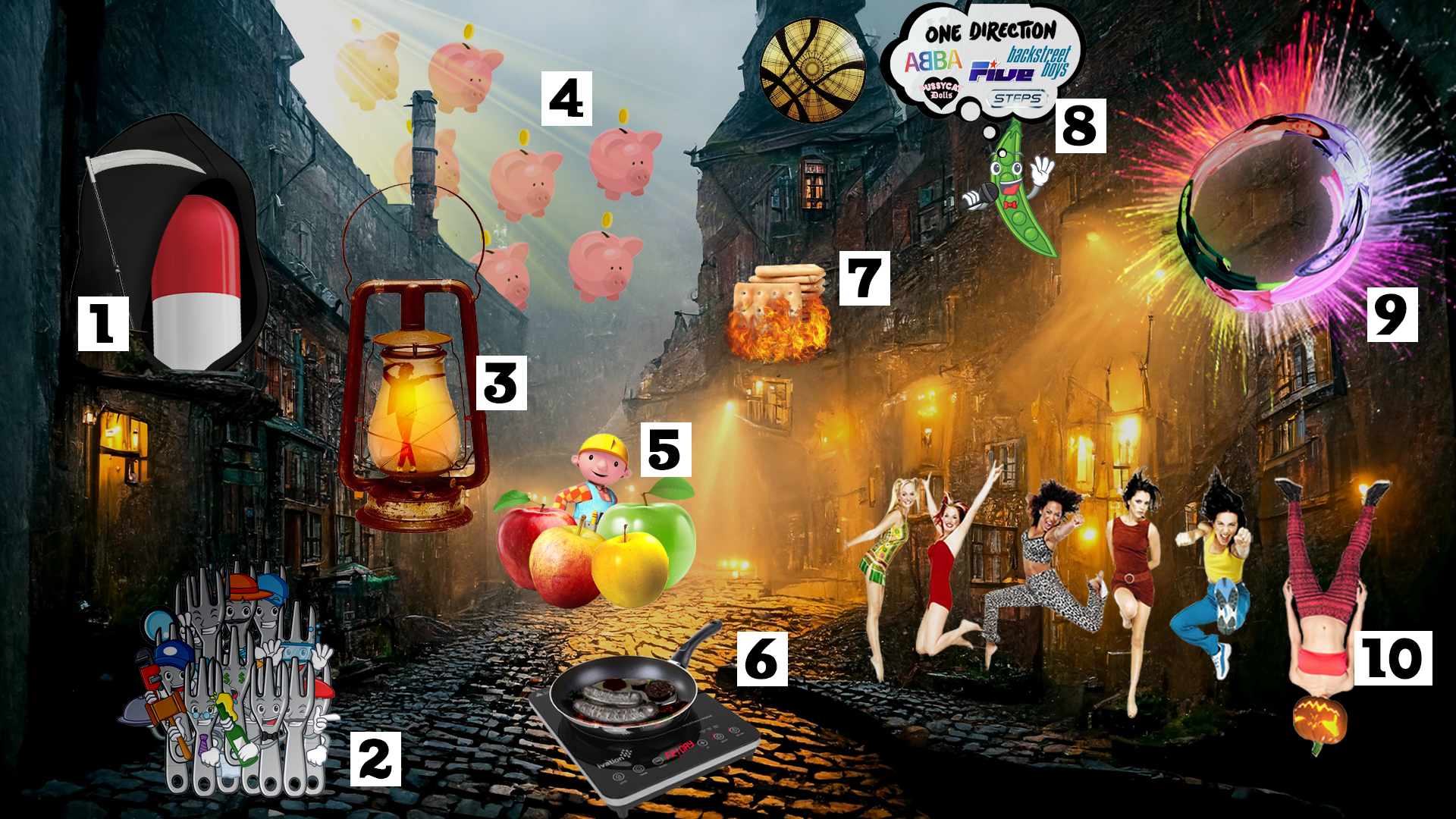 Printable Guy Fawkes Dingbats Quiz